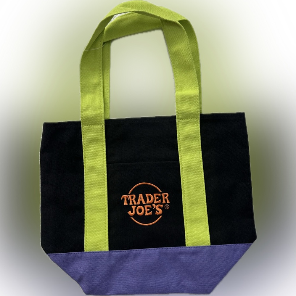 Trader Joe's Mini Canvas Tote Bag - Halloween Limited Edition